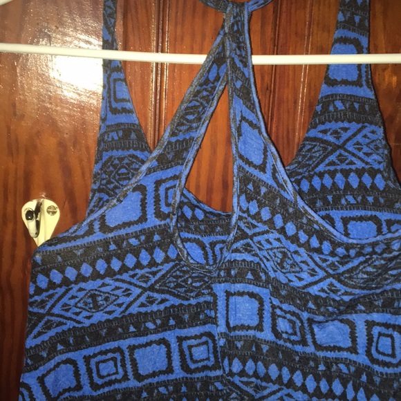 Blue and Black Halter Top from Forever 21! - Picture 3 of 3